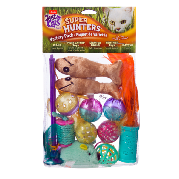 Hartz Just For Cats® Super Hunters™ Variety Pack Cat Toy Hartz