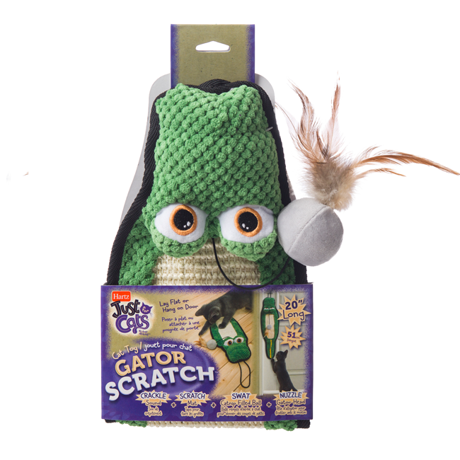 Hartz Just For Cats Gator Scratch Cat Toy Hartz