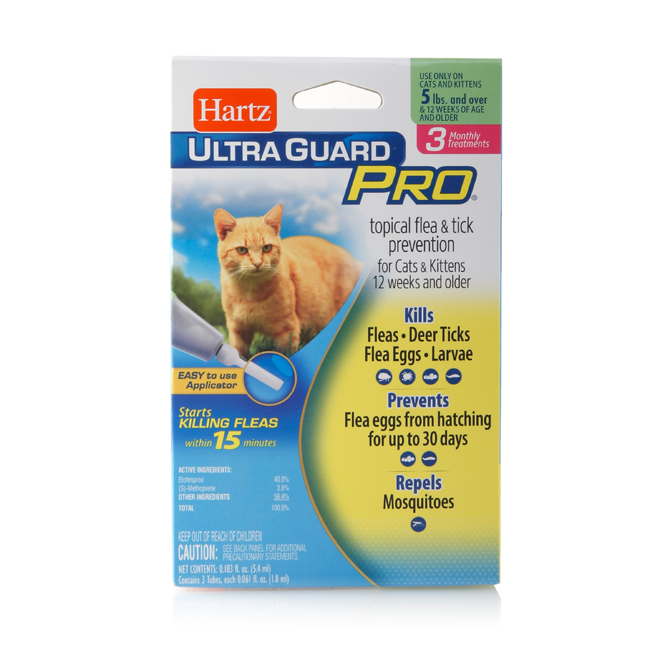 hartz flea drops for cats