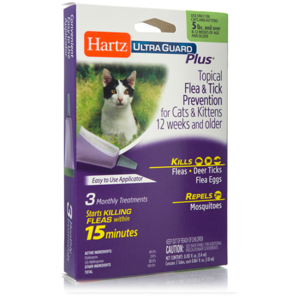 Hartz® UltraGuard Plus® Flea and Tick Drops for Cats Hartz