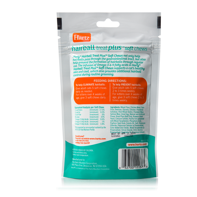 Hartz® Hairball Remedy Plus™ for Cats & Kittens Soft Chews Hartz