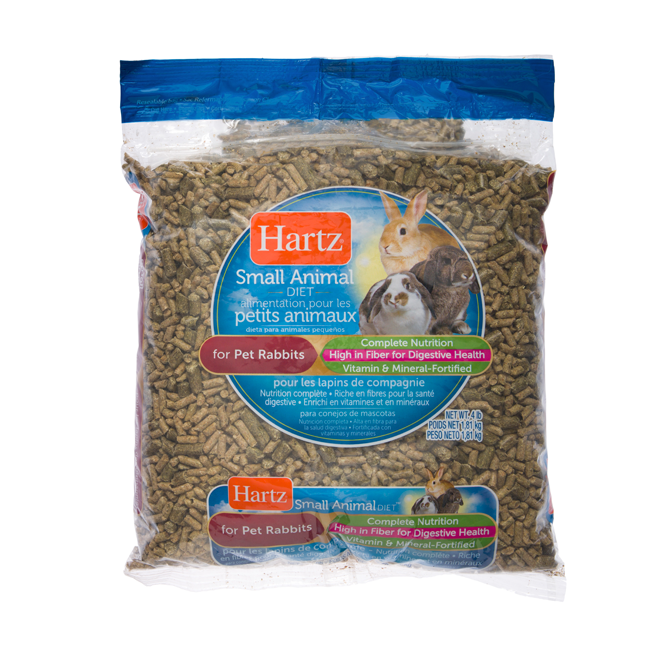 Hartz® Small Animal Diets For Pet Rabbits 4lb Hartz