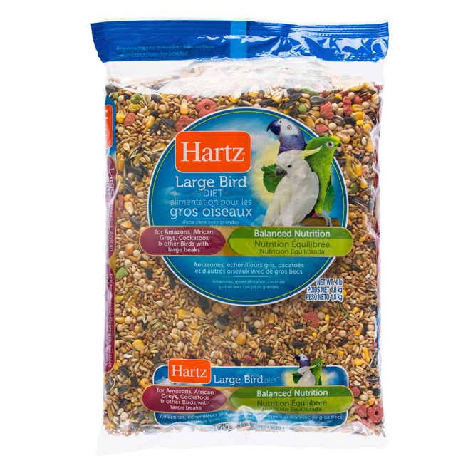 Hartz® Amazons, African Greys, and Cockatoos Diet For ...