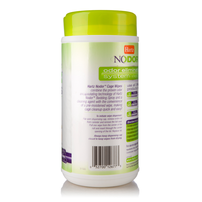 Hartz® Nodor® Cage Wipes Hartz