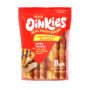 Hartz Oinkies jerky twists. Hartz SKU# 3270015585. Front of package.