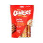 Hartz Oinkies Porkalicious jerky twists pork dog treats.