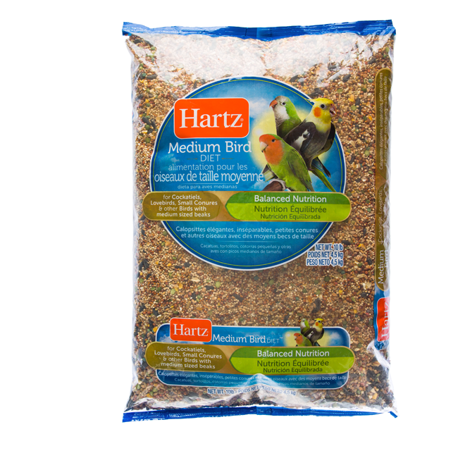 Hartz Cockatiels Lovebirds And Small Conures For Medium Birds