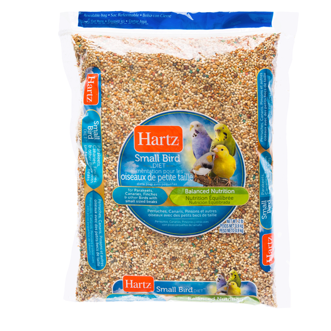 Hartz Parakeets Canaries And Finches For Small Birds 2lb Hartz