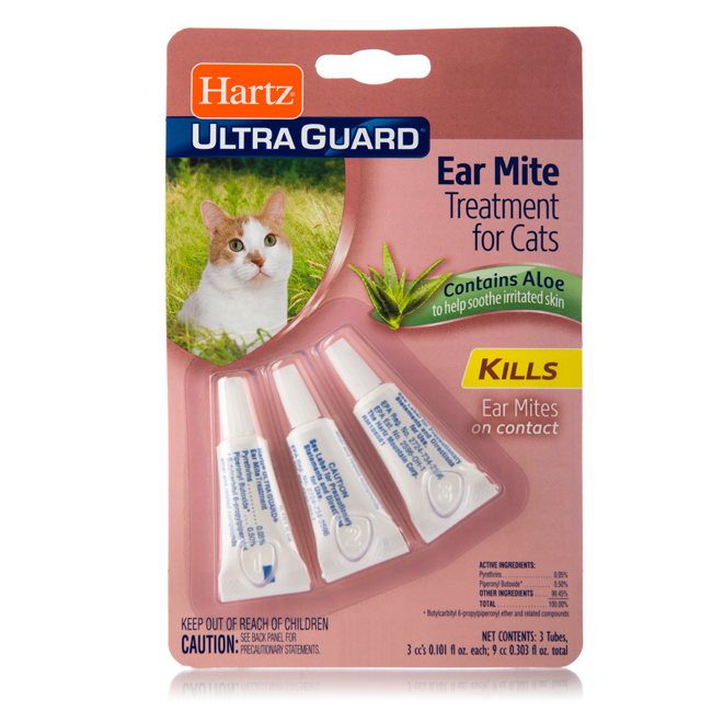 Hartz Ultraguard Ear Mite Treatment For Cats Hartz