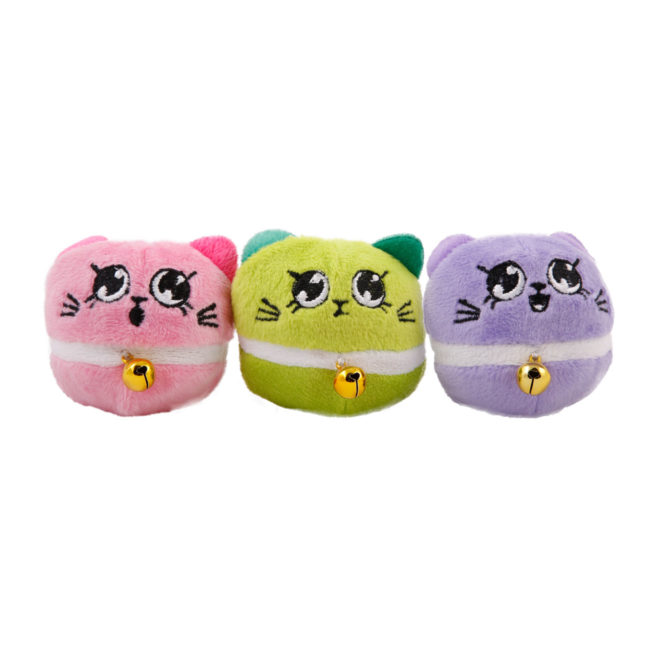 Hartz cattraction macron mice cat toys.