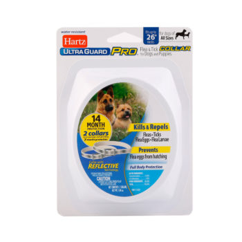 Hartz SKU@3270015580. Hartz UltraGuard Pro flea and tick collars are a way to treat dog flea and tick infestations.