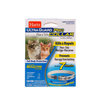 Hartz Ultraguard Pro reflective flea and tick collar for cats and kittens. Hartz SKU#3270015594