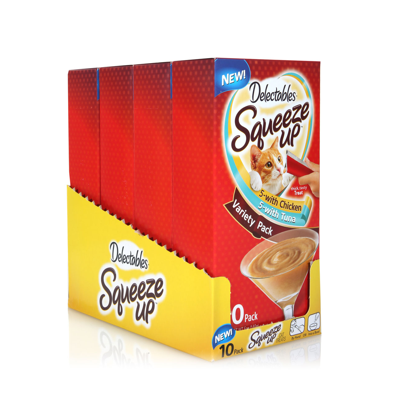 Delectables™ SqueezeUp™ Chicken & Tuna Variety 10 Count Hartz