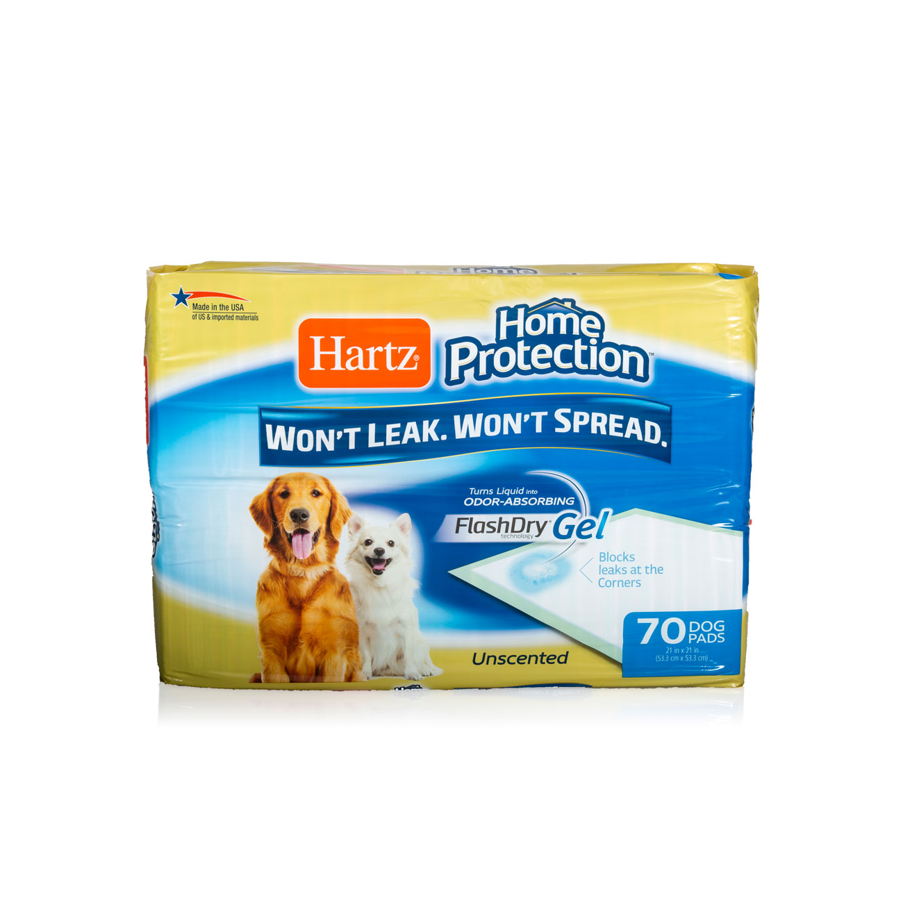 Hartz® Home Protection™ Odor Eliminating Dog Pads 70 Count Unscented