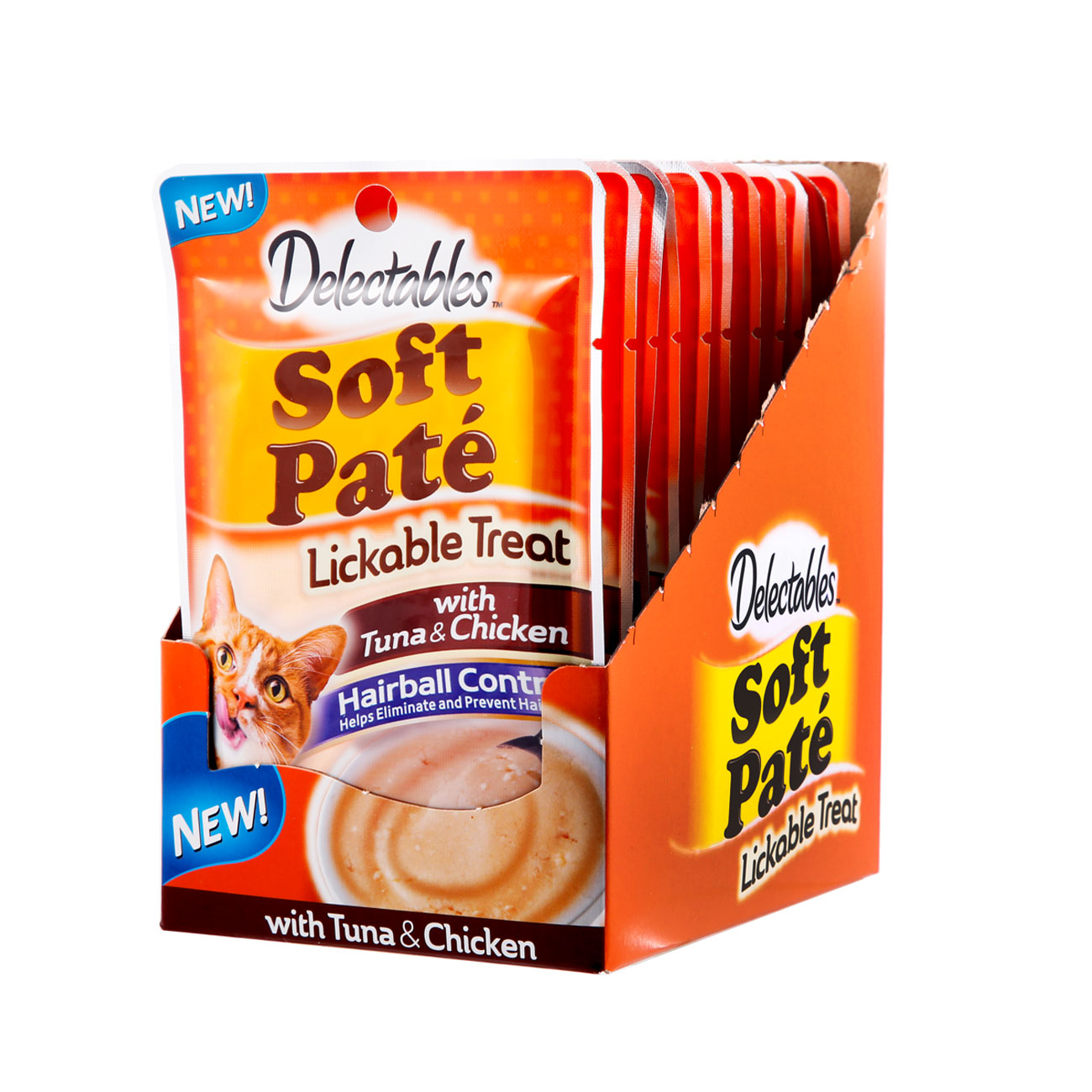 Delectables™ Lickable Treat Soft Paté Tuna & Chicken Hairball Control