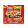 Hartz Delectables™ Lickable Treat 18 pack Variety pack. Front of package. The package has a picture of the Hartz Delectables lickable treat stew and bisque packages.