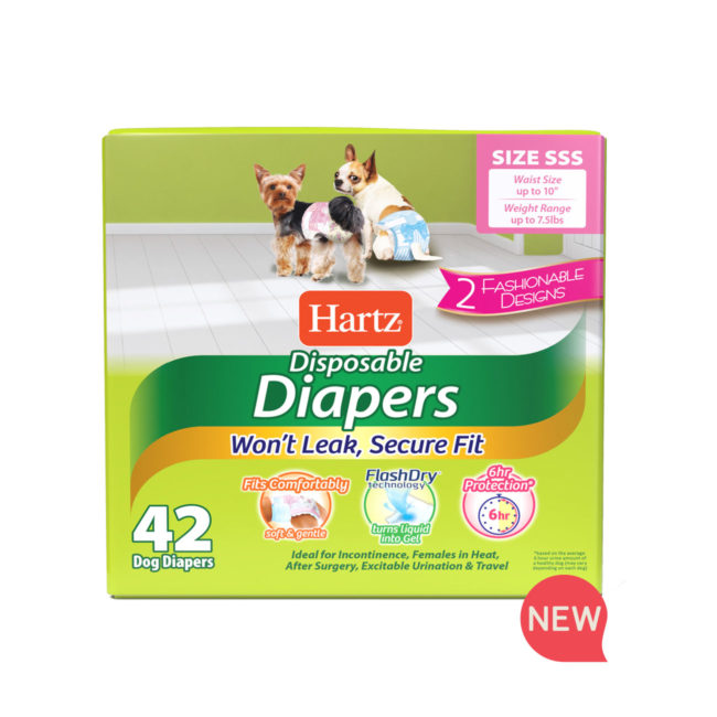Hartz® Disposable Dog Diapers with FlashDry® Gel Technology 42ct Hartz