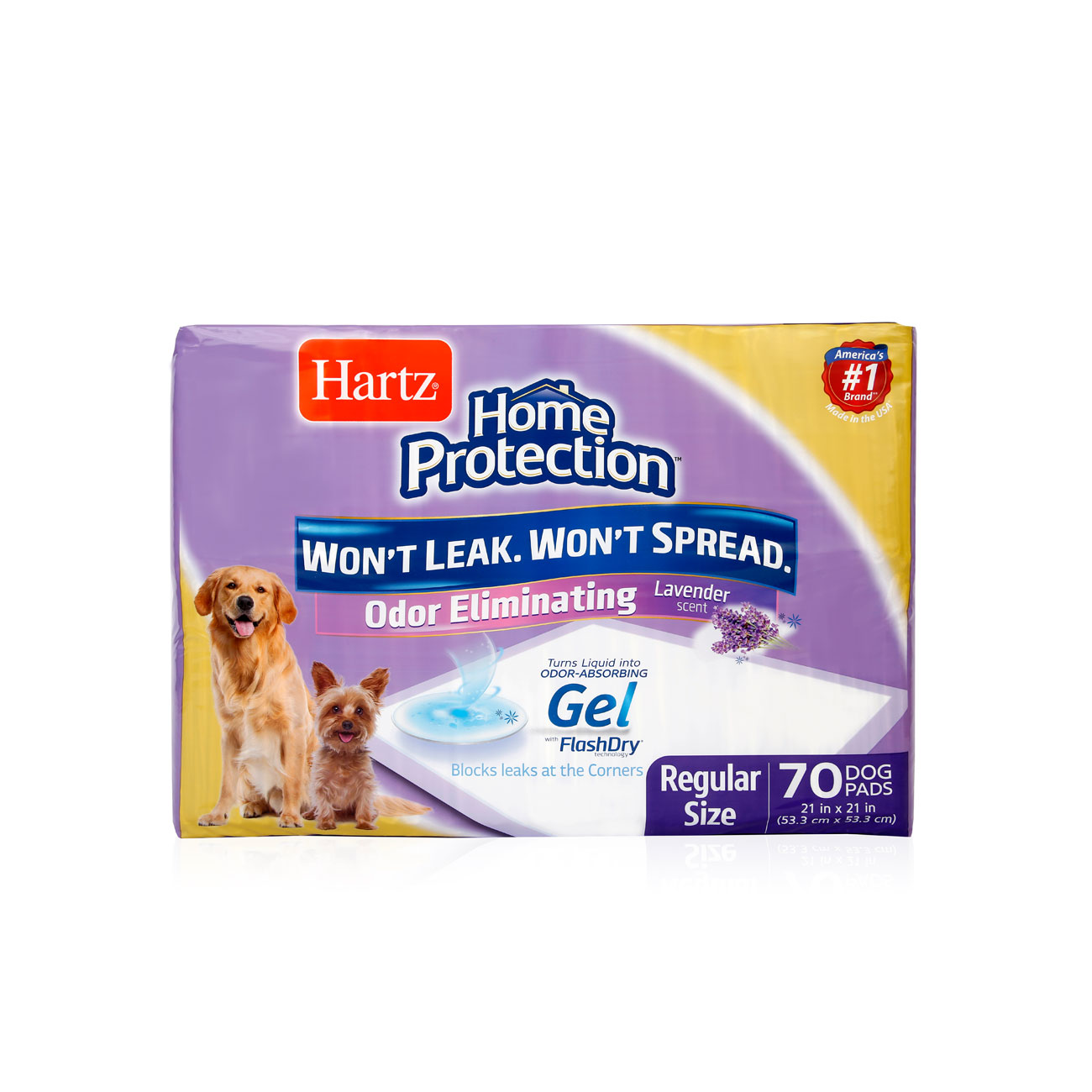 Hartz® Home Protection™ Odor Eliminating Dog Pads 70 Count Lavender