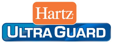 Hartz UltraGuard log. Hartz UltraGuard flea and tick products for dogs, cats and homes.