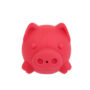 Hartz SKU#3270011228. Hartz tuff stuff treat hogging piglet. Front view of red dog treat dispenser.