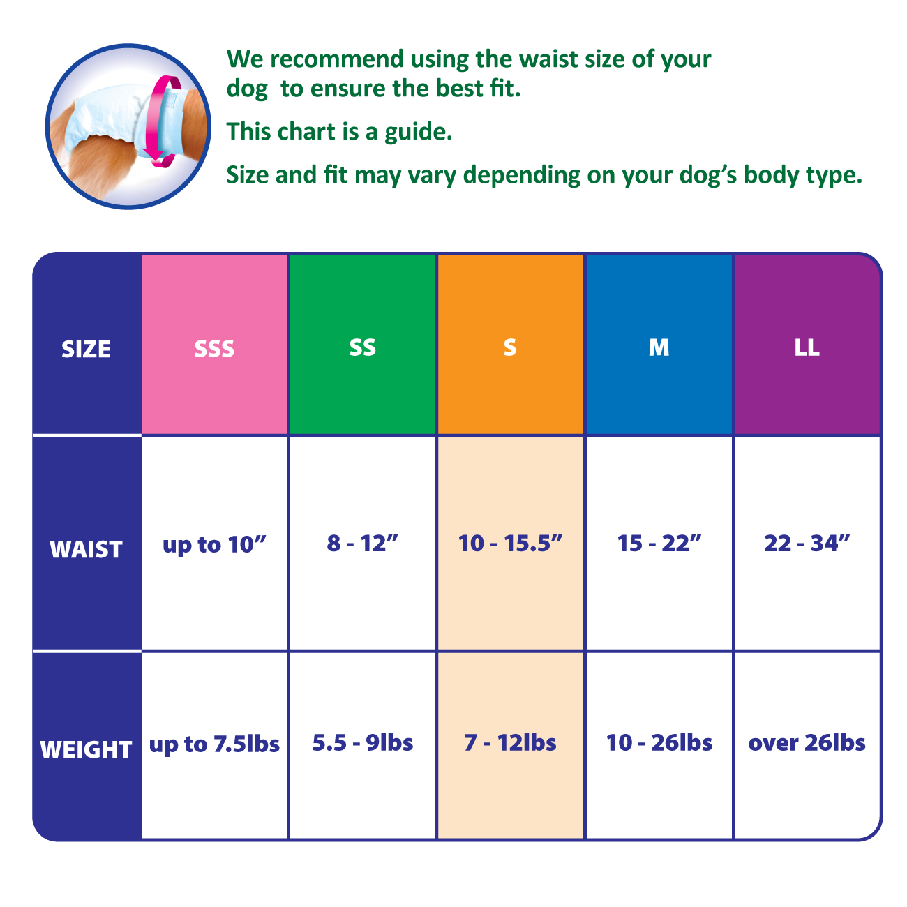 pampers size 8 waist size