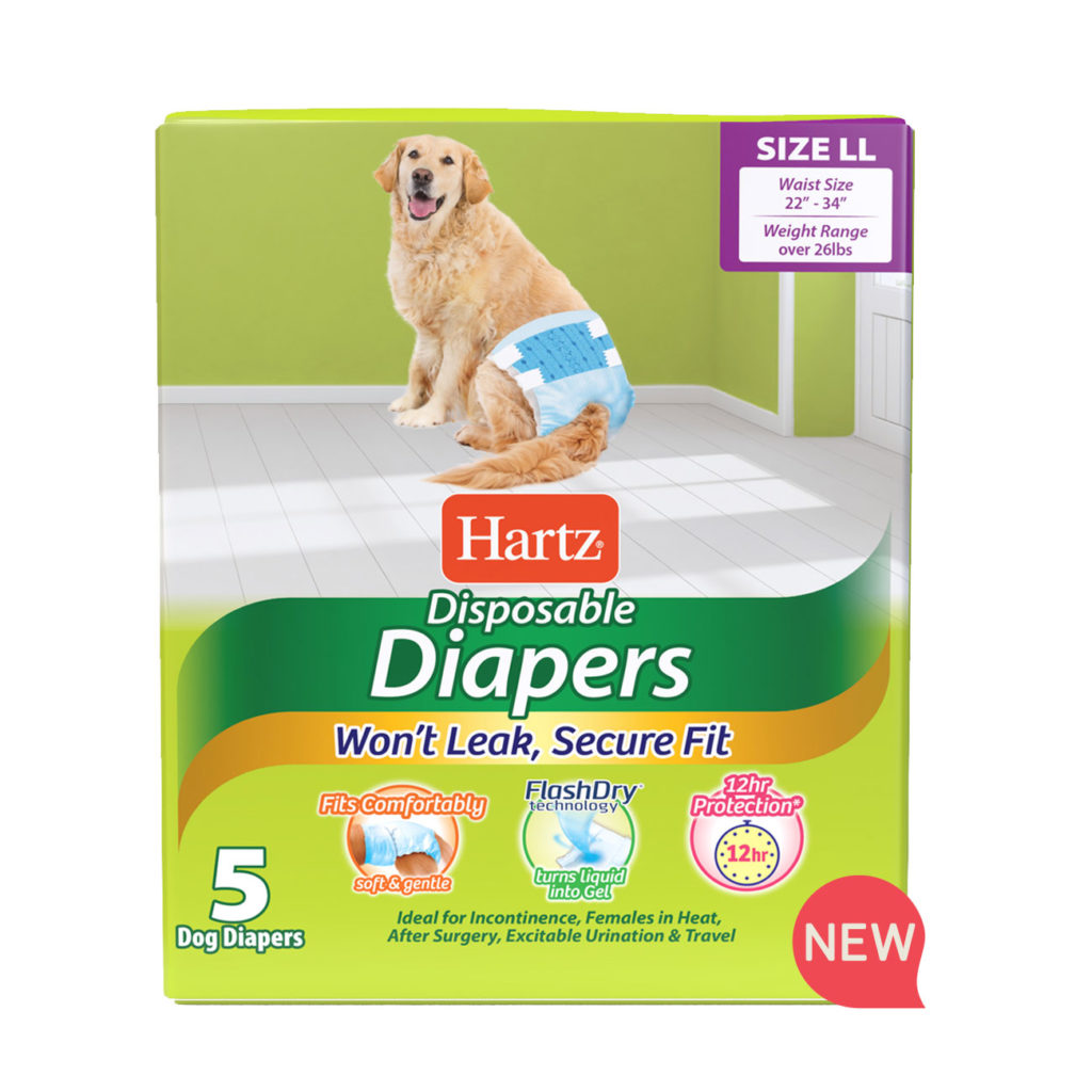 Hartz® Disposable Dog Diapers with FlashDry® Gel Technology 5ct Hartz