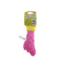 Hartz SKU#3270015905. Hartz Cattraction with silver vine and catnip shooting star kicker cat toy. Back image of pink catnip cat toy.