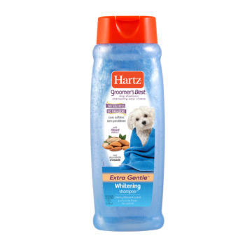 Hartz groomers best whitening shampoo for dogs. Learn more about dog shampoo and dog grooming - Hartz SKU# 3270097925