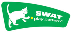 Hartz cat toy play patterns. Swat play pattern
