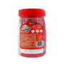 Delectables Squeeze up 48 count jar. Back of package. Squeeze up is an interactive cat treat. Hartz SKU#3270011280