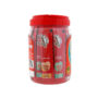 Delectables Squeeze up 48 count jar. Side of package. Squeeze up is a lickable cat treat. Hartz SKU#3270011280