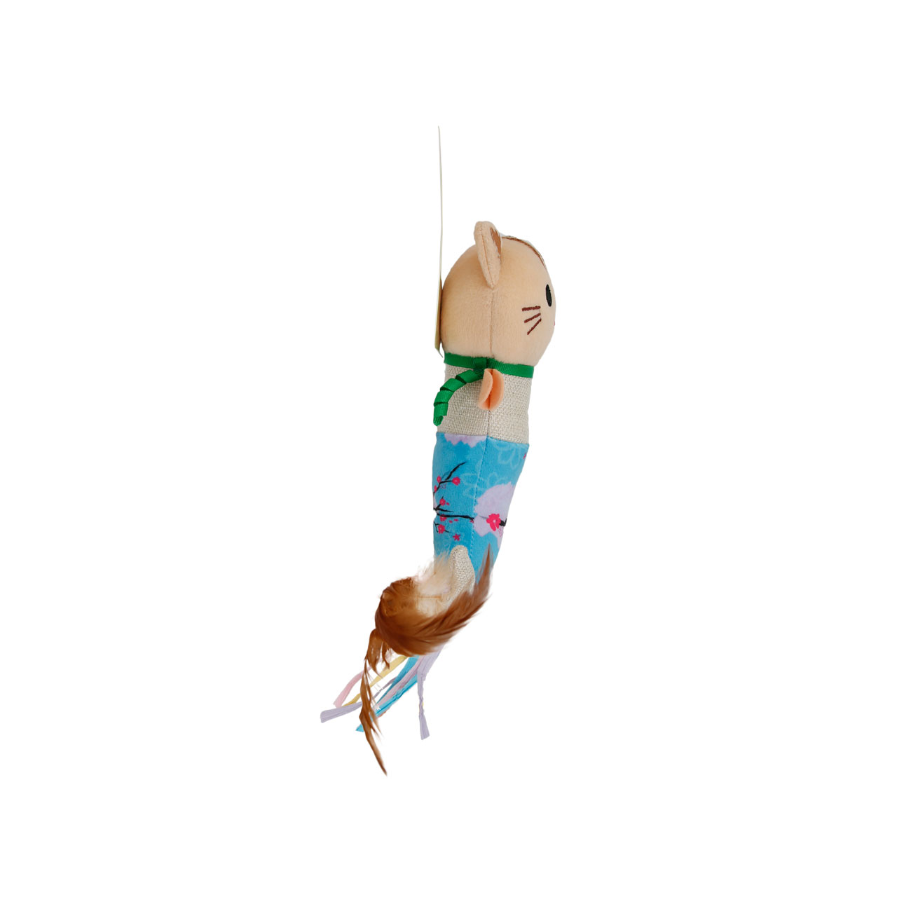 Hartz Captivate mermaid kicker cat toy. Side image of product. Hartz SKU#3270011250.