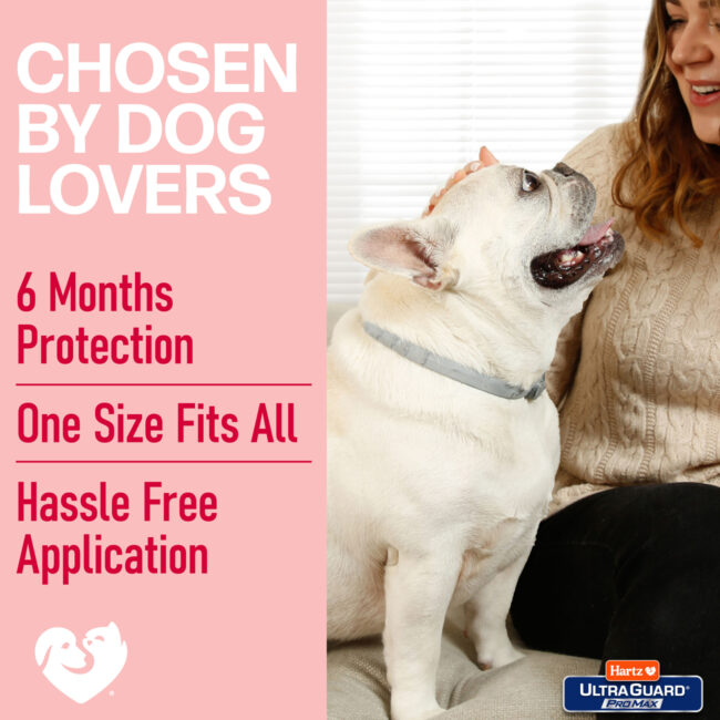 Hartz Ultraguard promax flea & tick are chosen by dog lovers.