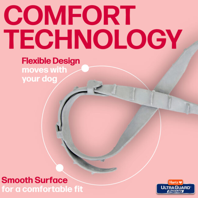 Hartz Ultraguard promax flea & tick collars provide comfort & technology.