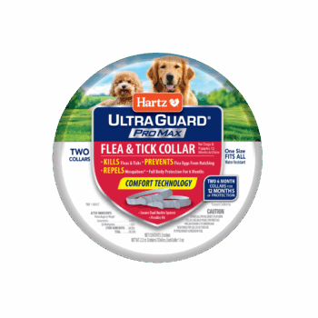 Hartz UltraGuard Promax dog collar. Hartz SKU# 3270011357