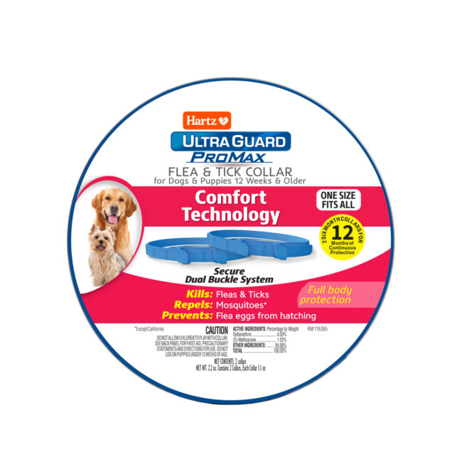 Hartz ProMax Blue flea and tick collar. Hartz SKU#3270011373