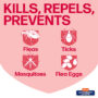 Dog collar kills repels, prevents fleas, ticks, mosquitos and flea eggs