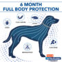 6 month full body flea and tick collar protection