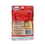 Delectables lickable treat bisque chicken & cheese cat treat. Back of package. Hartz SKU#3270011367