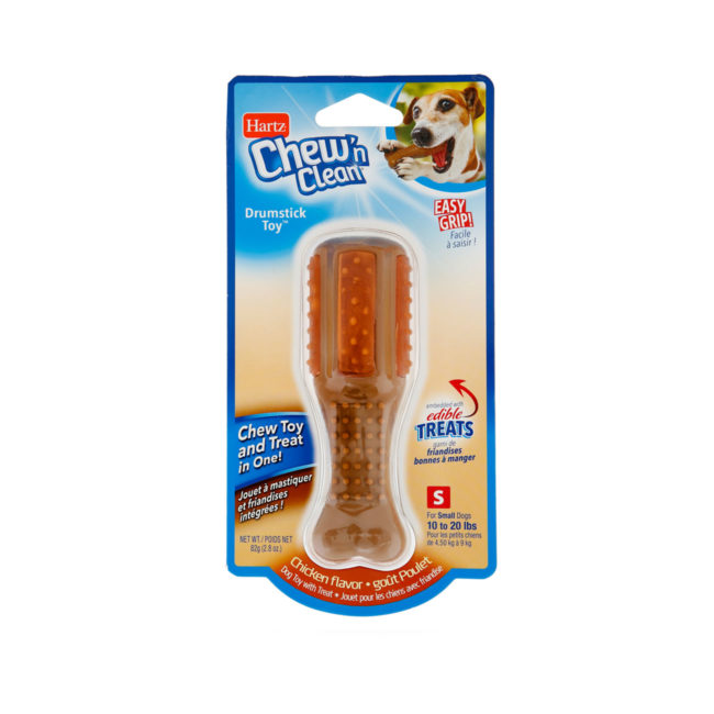 Hartz® Chew 'n Clean® Drumstick Dog Toy Small Hartz
