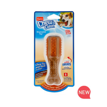 New! Hartz Chew N Clean drumstick dog toy. Hartz SKU# 3270012007.