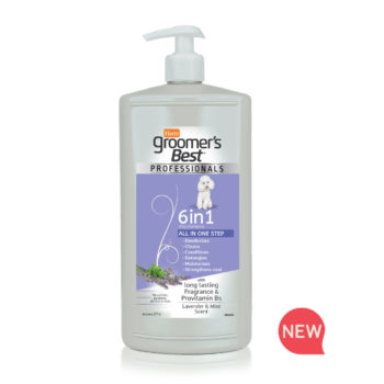 New! Hartz Groomer's Best Professionals 6 in 1 dog shampoo. Hartz SKU# 3270012043