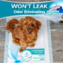Home protection odor eliminating dog pads. Won't leak dog pee pads.