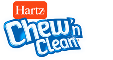Hartz Chew n' Clean Dog Toys with dental benefits.