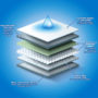Hartz Home Protection dog pads has 6 layers of protection. Includes Flash Dry technology.