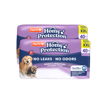 Hartz® Home Protection™ XXL Odor Eliminating Dog Pads 80 Count - Lavender Scented