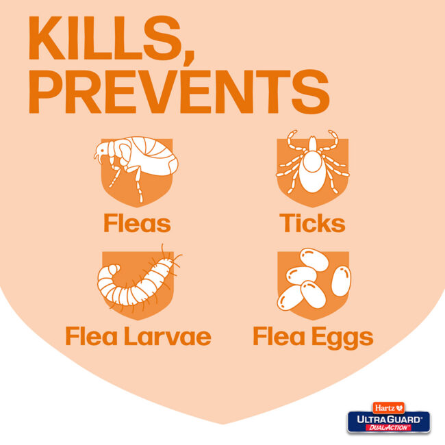 Drops that kills and prevents fleas and ticks
