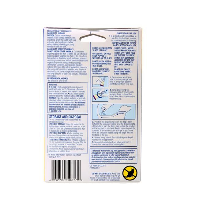 Hartz® UltraGuard Pro® Flea and Tick Drops for Dogs and Puppies. Works on flea and ticks.