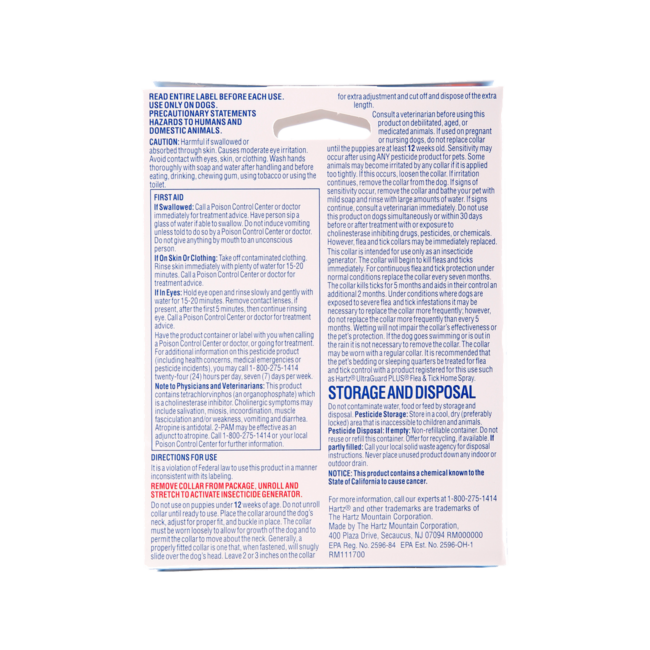 Hartz® UltraGuard® Flea & Tick Collar for Large Dogs
