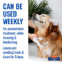 Weekly dog preventative shampoo